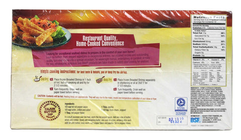 Sea Best Breaded Coconut Torpedo Shrimp, 3 Pound -- 8 per case.