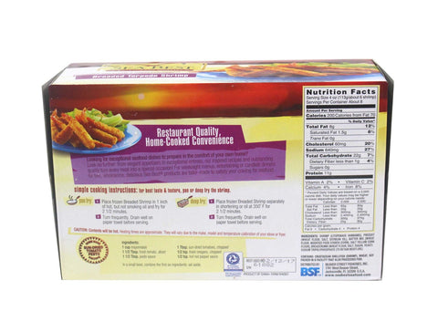 Sea Best Breaded Torpedo Shrimp, 2 Pound -- 6 per case.