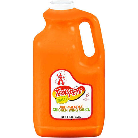 Texas Pete Chicken Wing Sauce, Mild, 1 Gallon -- 4 Case