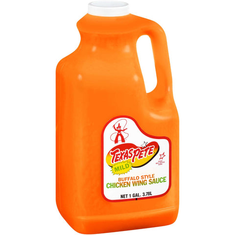 Texas Pete Chicken Wing Sauce, Mild, 1 Gallon -- 4 Case