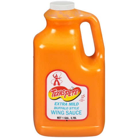 Texas Pete Wing Sauce Extra Mild, 1 Gallon - 4 Case