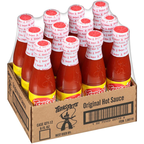 T W Garner Original Hot Sauce, 6 Ounce -- 12 per case.