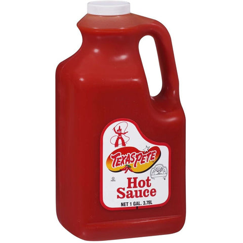 Texas Pete Hot Sauce - White Display Case, 1 Gallon -- 4 per case