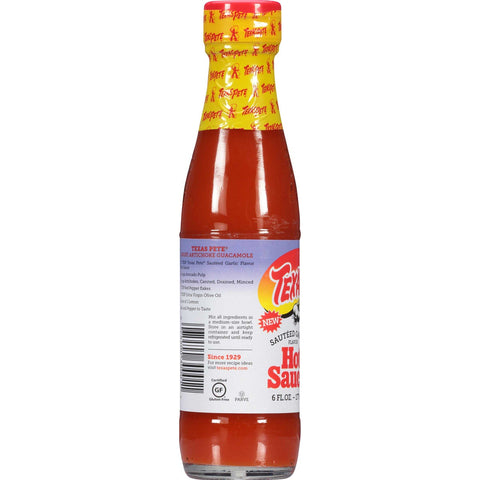 Texas Pete Garlic Hot Sauce, 6 ounce -- 12 per case