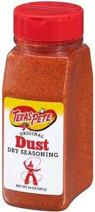 Texas Pete Dust Dry Seasoning, 10 Ounce Shaker - Shipper -- 24 per case