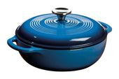 Lodge Blue Dutch Oven, 3 Quart.