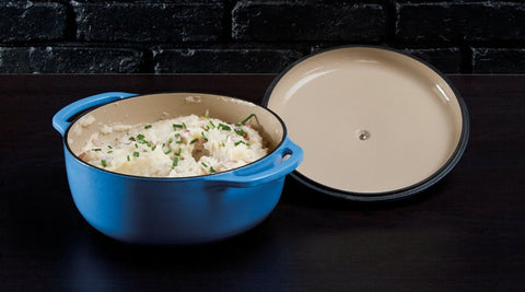 Lodge Blue Dutch Oven, 4.6 Quart.