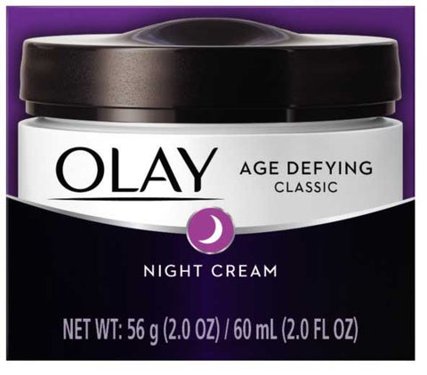 Olay Age Defying Classic Night Cream, 2 Ounce -- 12 per case.