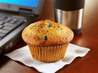 Baker and Baker Karps Scoop N Bake Old Fashioned Blueberry Muffin Batter, 9 Pound -- 2 per case.