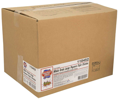 Gold Kist Smackers Whole Grain Large Popcorn Style Chicken, 5 Pound -- 6 per case