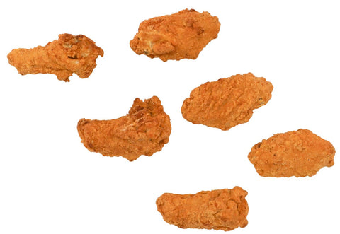 Wing Dings 1st and 2nd Sections Breaded Cooked Chicken Wings, 4 Pound -- 8 per case