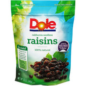 Dole Seedless Raisin, 12 Ounce Pouch -- 12 per case.