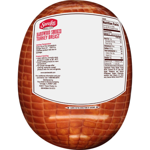 Sara Lee Premium Hardwood Smoked Turkey Breast, 6.5 Pound -- 3 per case.