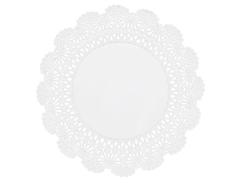 Brooklace White Cambridge Paper Doily, 5 inch -- 10000 per case.