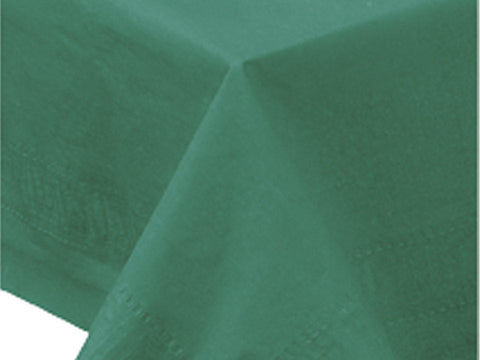 Hoffmaster Tissue Poly Hunter Green Tablecover, 54 x 54 inch -- 50 per case.
