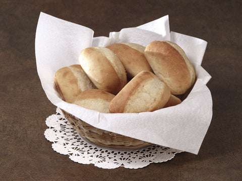 Smith Lee Hoffmaster Flat Pack Economy White Linen Like Dinner Napkin, 14 1/2 x 14 1/2 inch -- 1000 per case.