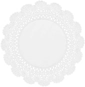 Brooklace White Cambridge Paper Doily, 12 inch -- 4000 per case.