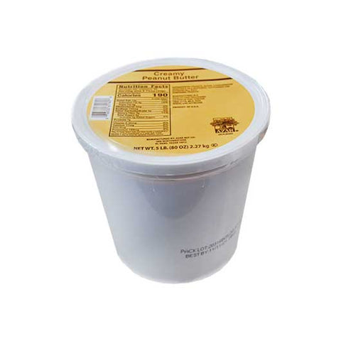 Azar Nut Creamy Butter Peanut, 5 Pound -- 6 per case.
