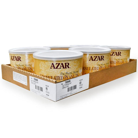 Azar Peanut Granules Topping Dried/Us, 2.5 Pound -- 6 Case