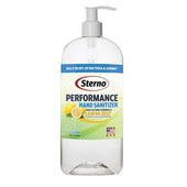 Sterno Lemon Zest Performance Formula Hand Sanitizer Gel, 1 Liter -- 8 per case