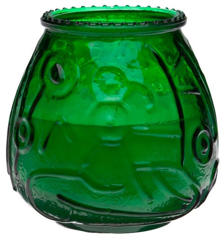 Sterno CandleLamp Euro Venetians Green Glass Candle -- 12 per case