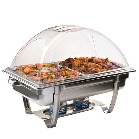 Sterno Clear Dome Chafer Lid with Two Way Self Service Access -- 3 per case.