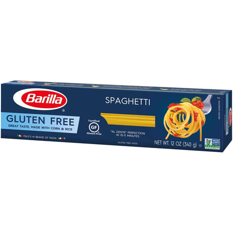 Barilla Gluten Free Spaghetti Dry Pasta, 12 Ounce -- 12 per case.