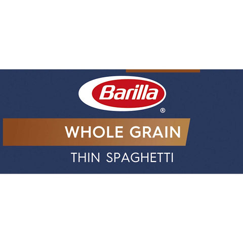 Barilla Whole Grain Thin Spaghetti Pasta, 16 Ounce -- 20 per case.