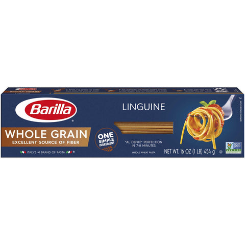 Barilla Whole Grain Linguine Pasta, 16 Ounce -- 20 per case.