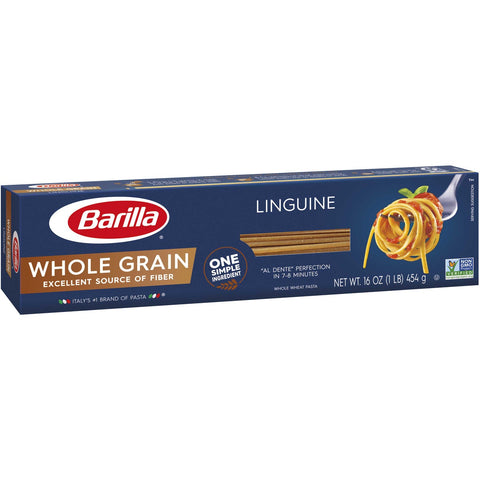 Barilla Whole Grain Linguine Pasta, 16 Ounce -- 20 per case.