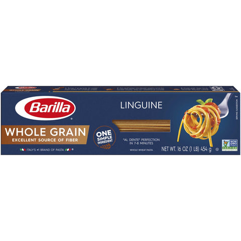 Barilla Whole Grain Linguine Pasta, 16 Ounce -- 20 per case.