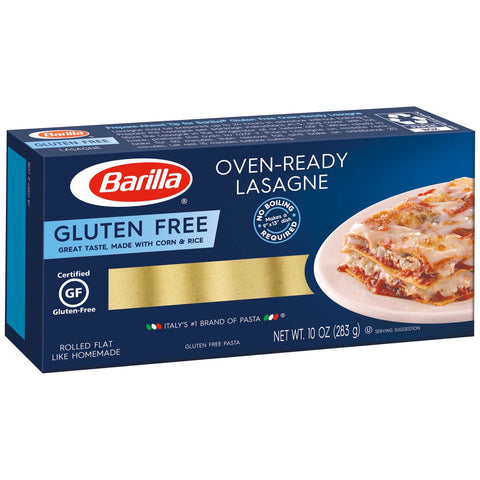 Barilla Gluten Free Oven Ready Lasagane, 10 Ounce -- 12 per case.