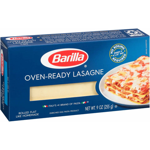 Barilla Oven Ready Lasagne Pasta, 9 Ounce -- 12 Case