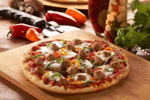Rosina Traditional Beef Mini Meatball Pizza Toppings, 5 Pound -- 2 per case