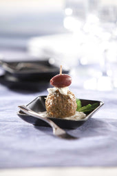 Rosina Number 10 Premium Beef and Pork Meatball, 5 Pound -- 2 per case.