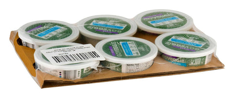 Go Veggie Vegan Classic Plain Flavor Cream Cheese Alternative, 8 Ounce -- 6 per case.