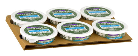 Go Veggie Vegan Classic Plain Flavor Cream Cheese Alternative, 8 Ounce -- 6 per case.
