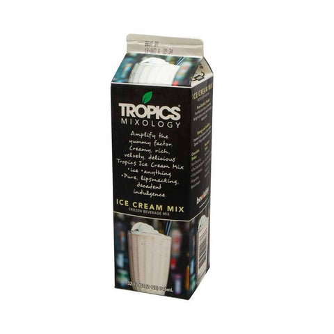 Tropics Ice Cream Drink Mix, 32 Ounce -- 12 per case.