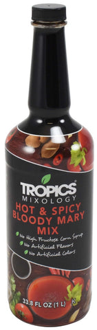 Tropics Ready To Use Spicy Bloody Mary Mix, 1 Liter -- 12 per case