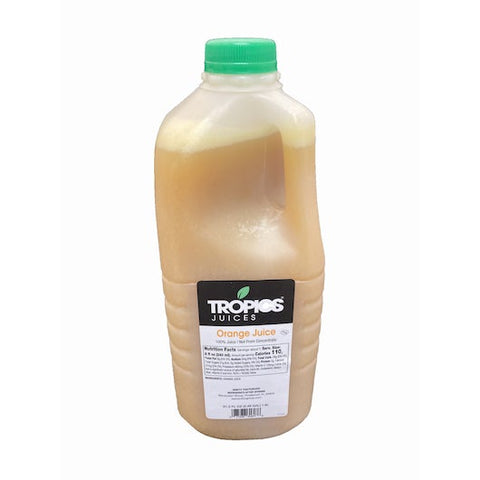 Tropics Orange Juice Not From Concentrate, 61.5 Ounces -- 6 per case