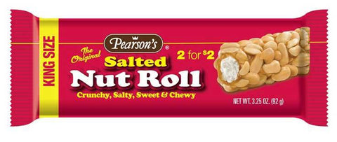 Pearsons King Size Salted Nut Roll - Shipper -- 144 per case