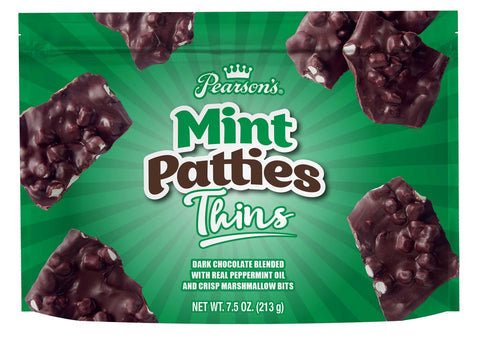 Thins Mint Patties Candy, 3 Ounce Peg Bag -- 12 per case