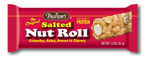 Pearsons Salted Nut Roll Bar, 1.8 Ounce -- 288 per case.