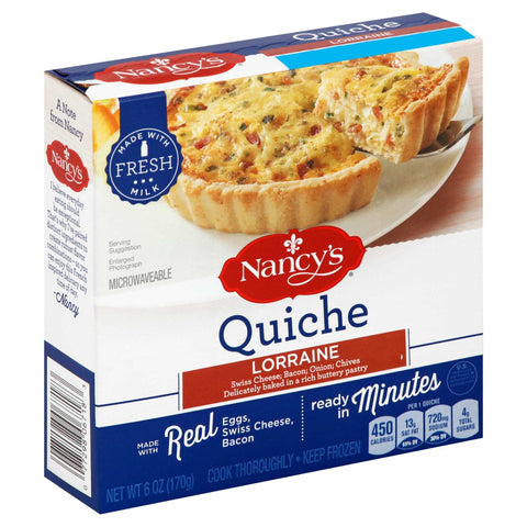 Nancys Quiche Lorraine, 6 Ounce -- 12 per case.