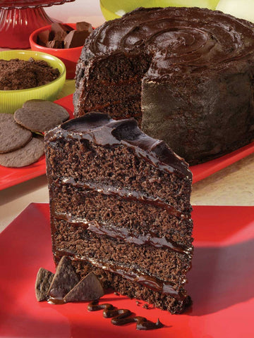 Diannes 4 Layer Chocolate Temptation Cake, 84 Ounce -- 2 per case.