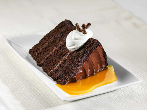 Alden Merrell Desserts 4 Layer Towering Chocolate Cake, 160 Ounce.