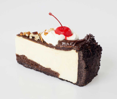Alden Merrell Desserts Hot Fudge Sundae Cheesecake, 96 Ounce -- 2 per case.