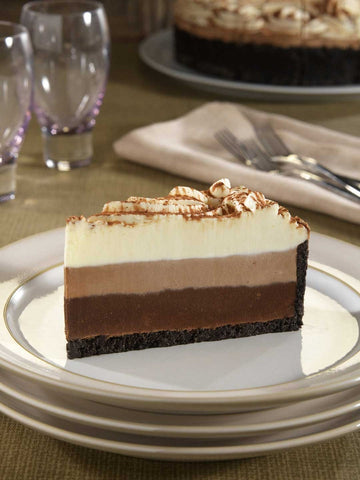 Alden Merrell Desserts Pie Chocolate Mousse Cake, 90 Ounce -- 2 per case.