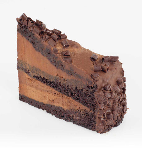 Alden Merrell Desserts Triple Fudge Chocolate Cake -- 2 per case.