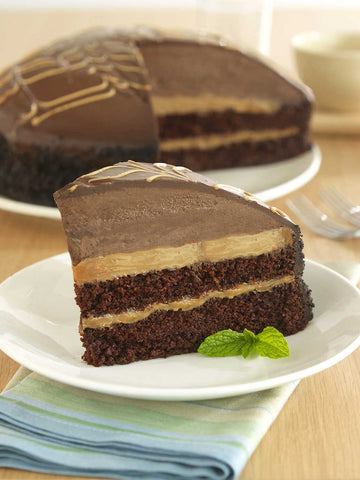Diannes Gourmet Desserts Caramel Milk Chocolate Cake, 5.75 Pound -- 2 per case.